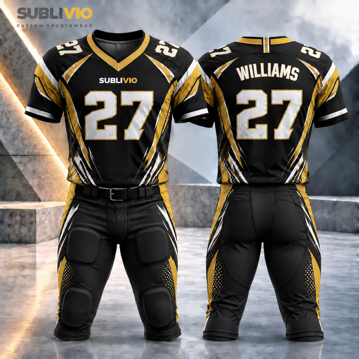 Custom American football teamwear project